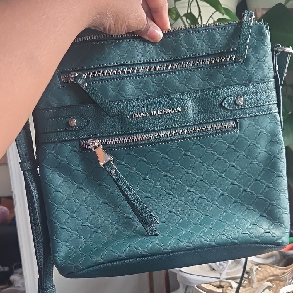 Dana Buchman Teal Crossbody Bag